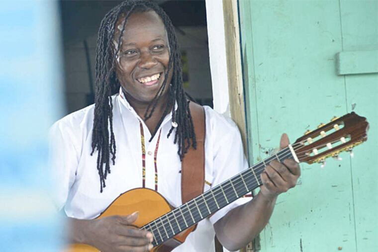 Honduran singer, guitarist, and percussionist Aurelio will perform Saturday at Princeton's Pettoranello Gardens.