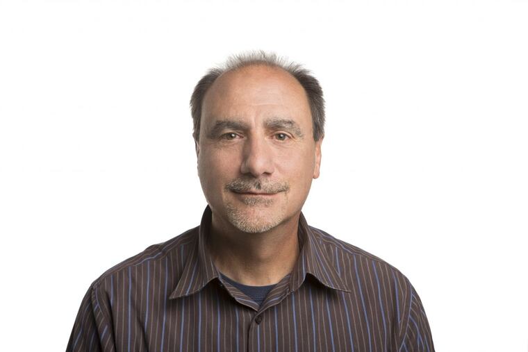 Sports Columnist Phil Anastasia photographed in the photo studio at 801 Market Street, in Philadelphia, May 16th, 2016. Jessica Griffin / STAFF PHOTOGRAPHER