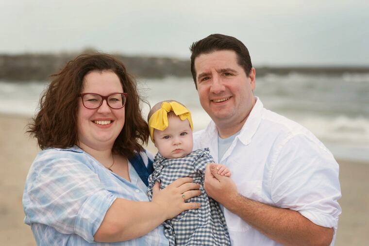 Ivana Veliskova, Mark Del Rossi, and daughter Isabel.