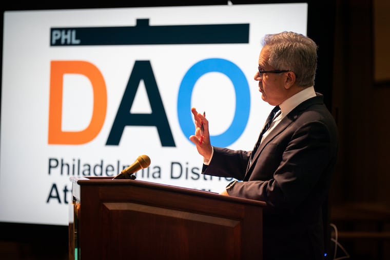 Philadelphia District Attorney Larry Krasner in a file photo from 2024.