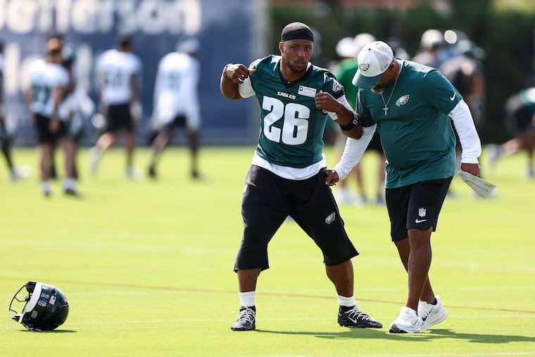 Saquon Barkley has been positive about the development of the offense under new coordinator Sean Mannion.