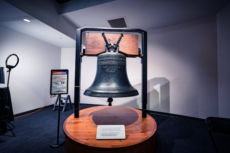 The National Liberty Museum's replica Liberty Bell will be at Cherry Street Pier as part of the city's New Year's Eve festivities on Wednesday night.