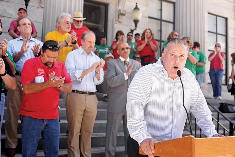Jim Gardler, president of Communication Workers of America Local 13000, said Verizon needs to hire more for landline repairs. ( BEN MIKESELL / Staff Photographer )