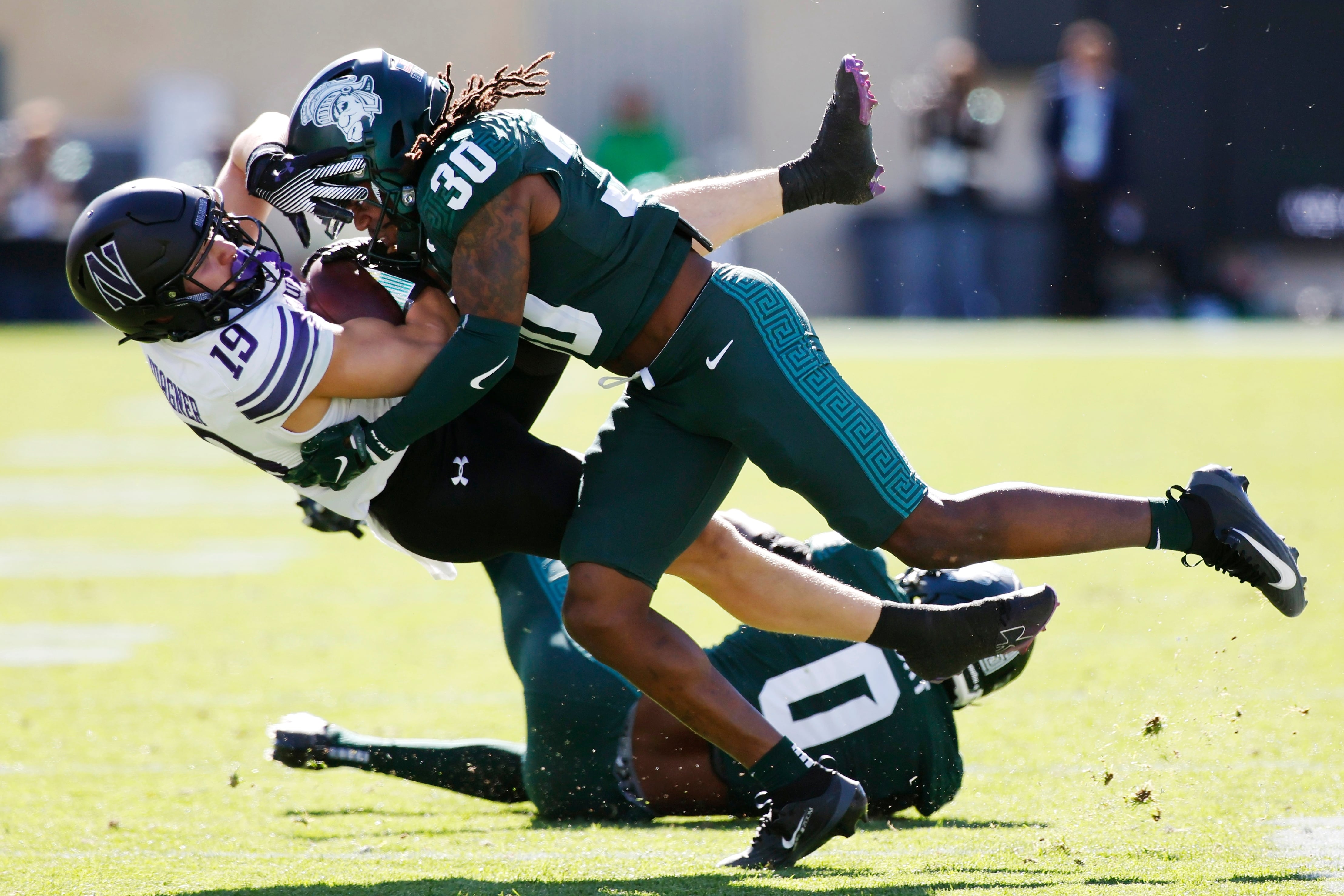 No. 25 Northwestern Edges Michigan State on Late Field Goal