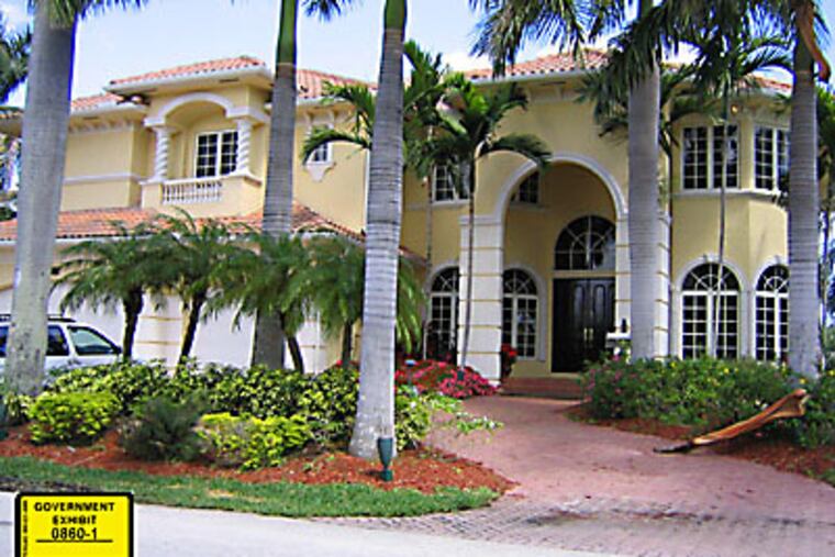On Oct. 18, 2011, Fumo fiancée Carolyn Zinni paid $10 to become co-owner of this property in Fort Lauderdale, Fla. On April 6, 2012, Zinni and Fumo sold the property for $2.3 million.