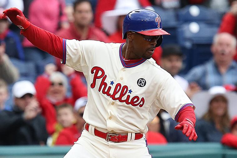 Phillies shortstop Jimmy Rollins. (Bill Streicher/USA Today Sports)