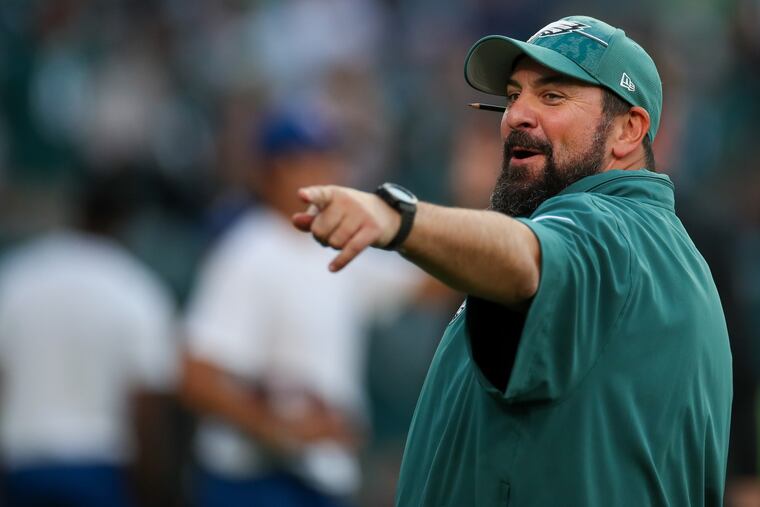 Matt Patricia will call the plays for the Eagles defense tonight against the Seattle Seahawks.