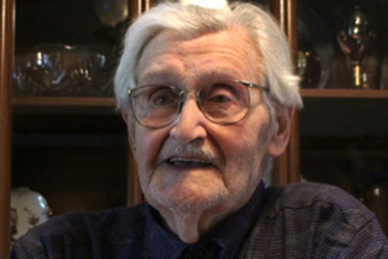 Anthony Koppany, 89, of Lansdale, played Bobby Fischer in 1964 in Cheltenham. "He wanted to win it," he says.