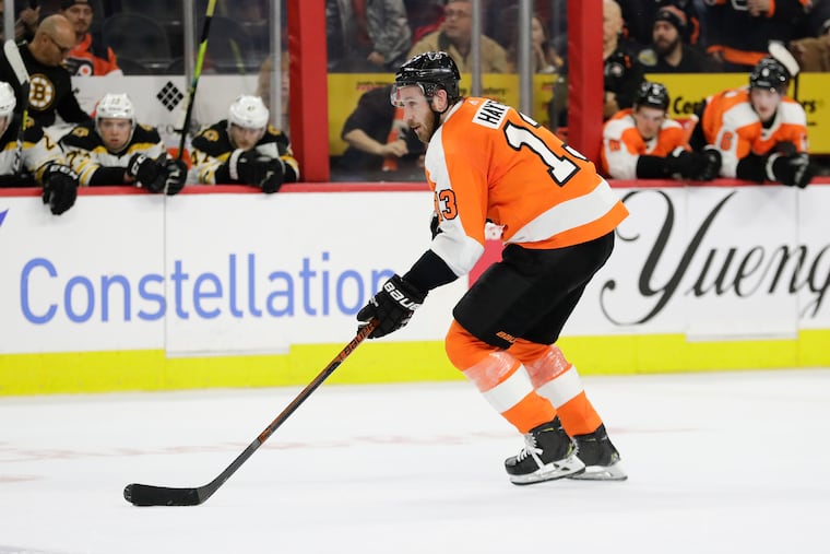 Kevin Hayes and the Flyers are ready to get back underway on Sunday when they face the Bruins in their round-robin tournament opener.