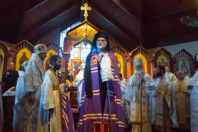 Bishop Mark Maymon is the new Bishop of Philadelphia and Eastern Pennsylvania for the Orthodox Church in America, after being enthroned at St. Stephen Orthodox Cathedral in Bustleton. Bishop Mark said the appeal of Eastern Orthodox Christianity is its adherence to religious rites that are 2,000 years old. (Photo by Anastasia Hanney)