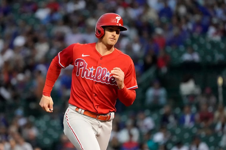 With three homers Thursday night at Wrigley Field, Brad Miller became the first Phillies player to have a three-homer game since Jayson Werth on May 16, 2008, at Citizens Bank Park.