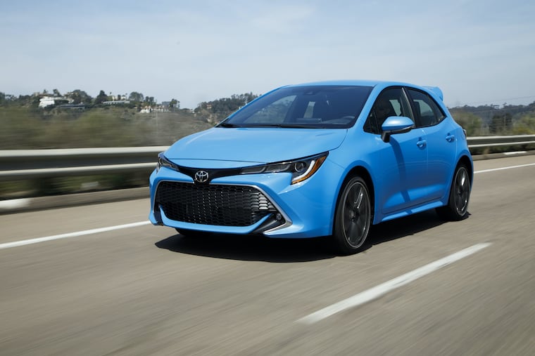 The 2022 Toyota Corolla Hatchback XSE might draw some notice in electric blue, but otherwise it's designed to blend in.