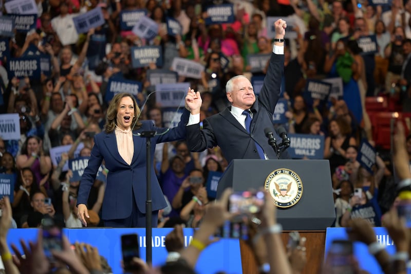 Vance Harris Rally The biggest moments from Kamala Harris' and JD Vance's rallies in Philly