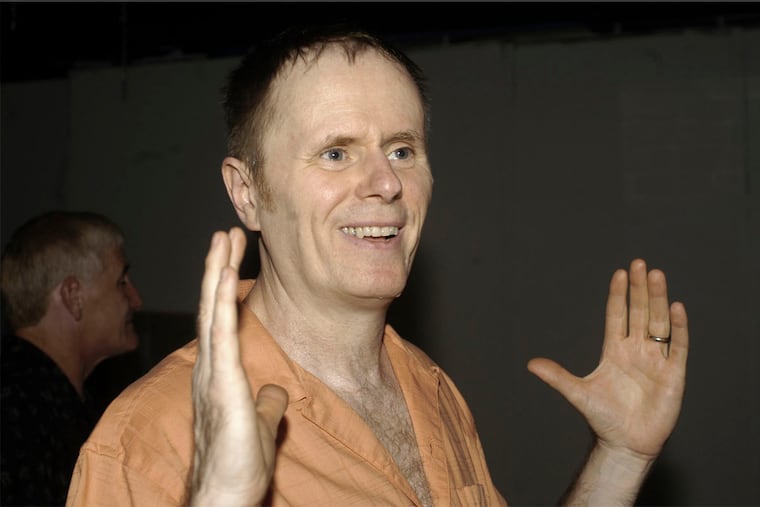 Philly rock pioneer George Manney died on Wednesday, Dec. 9, 2015. Here he is shown at the South Street Renaissance Gallery during an open house for his documentary film about Philadelphia's musical past.