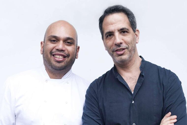 Chefs Ramael Scully (left) and Yotam Ottolenghi coauthored "NOPI: The Cookbook," named after one of Ottolenghi's London restaurants.