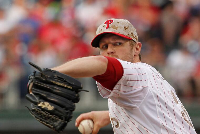 The Phillies' Kyle Kendrick at work in the sixth inning. (Ron Cortes/Staff Photographer)