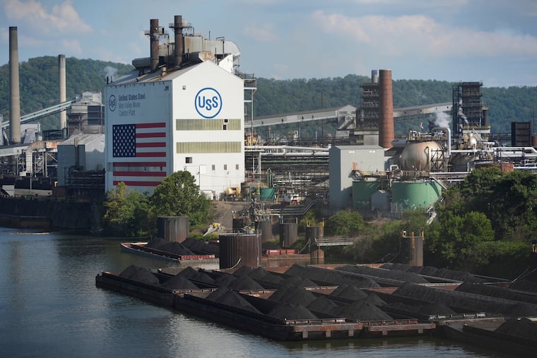 A view of U.S. Steel’s Clairton Plant along the Monongahela River in Pennsylvania in 2025.