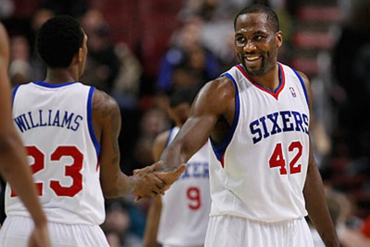In seven games this month, Elton Brand has averaged 21.0 points and 9.6 rebounds. (Ron Cortes/Staff file photo)
