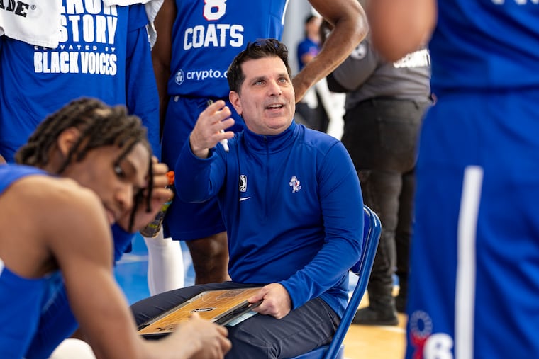 Delaware Blue Coats head coach Mike Longabardi has been an NBA assistant coach for over two decades.