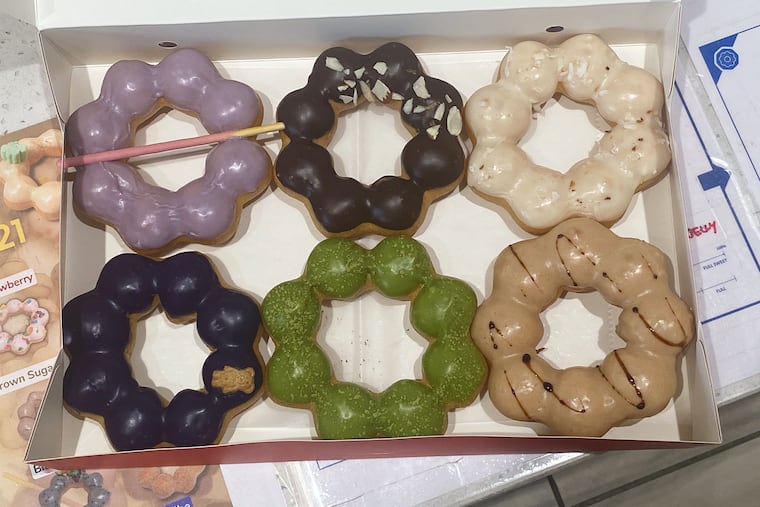 Mochi doughnuts from Mochi Ring, one of the businesses specializing in the rice flour treats.