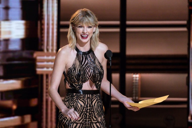 Taylor Swift at the annual CMA Awards last November in Nashville.