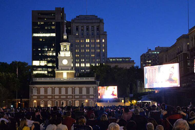 Free tickets become available tomorrow (Wednesday) for October 3's Opera on the Mall: La Traviata.