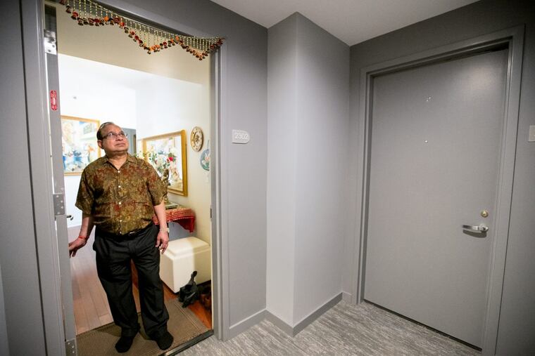 For almost a decade, Akhilesh Tripathi has had this Hindu welcoming symbol called a toran across his door, and now has been told by his condo association that he must take it down.