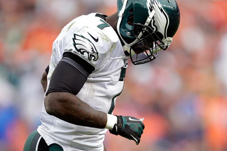 Eagles quarterback Michael Vick. (Joe Mahoney/AP)
