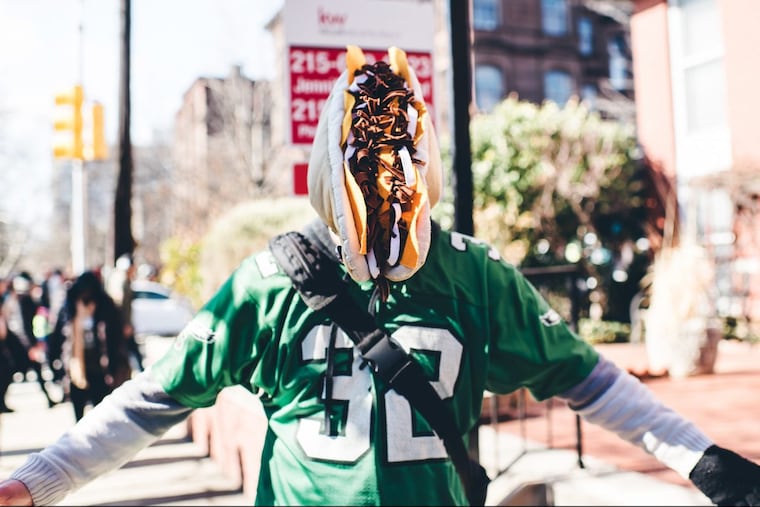 “This is a 16-year-old cheesesteak. I’m a season ticket holder and I wear it to every game — it’s my game hat.” – Jordan Doff, Southampton