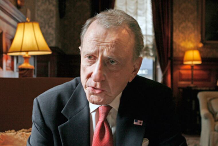 Arlen Specter in 2008. Specter was elected to the Senate in 1980 and had been a political fixture for decades before. (Elizabeth Robertson / Staff Photographer)