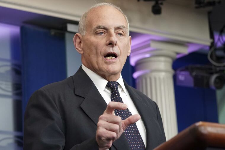 White House Chief of Staff John F. Kelly called Robert E. Lee an “honorable man” and said the Civil War could have been avoided through compromise.