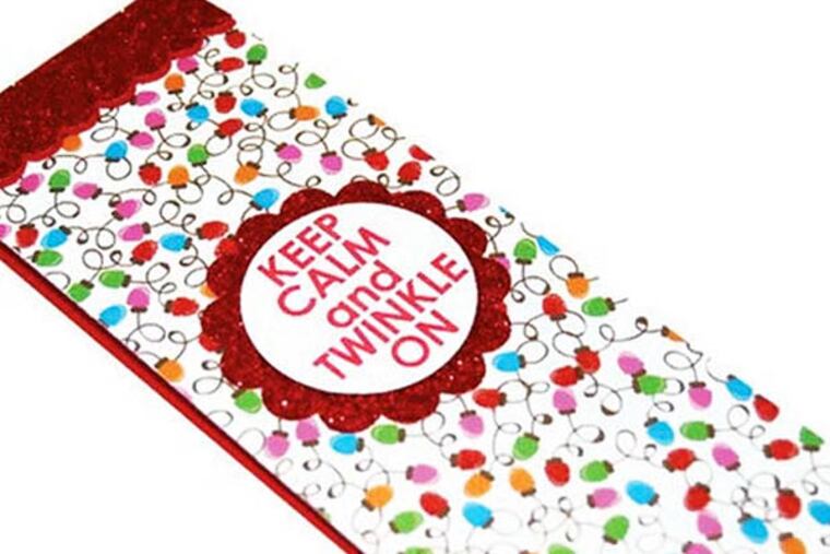 Add sparkle to your holiday cards with these spirited sets of stationery from Etsy.