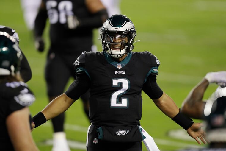 Jalen Hurts will make his second NFL start Sunday.