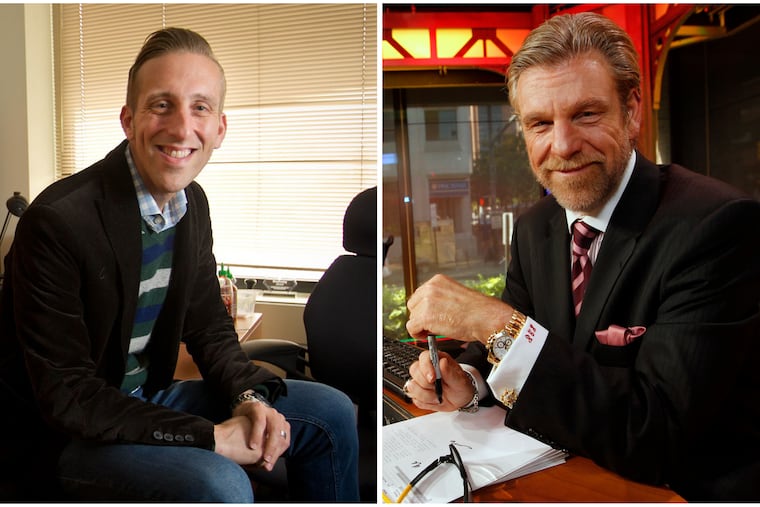 Spike Eskin, left, and his father, Howard Eskin.