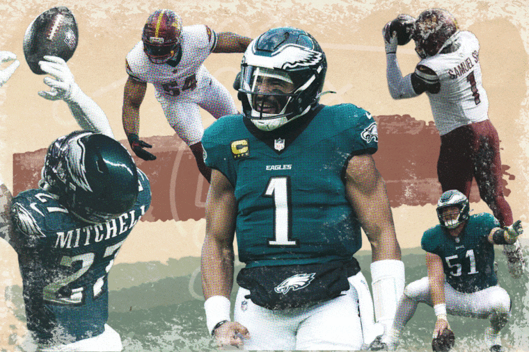 Thre Eagles are expected to rest several starters on Sunday against Washington.