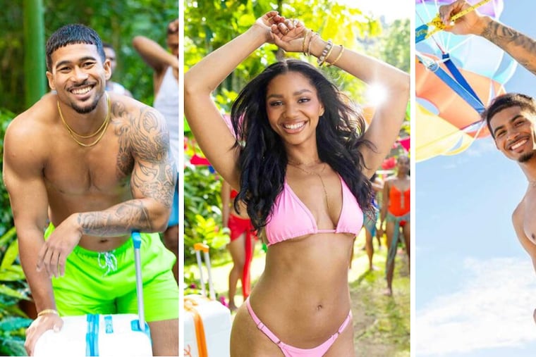 Sean Reifel (left), Melanie Moreno (middle), Sincere Rhea (right) are contestants of Love Island USA 2026.