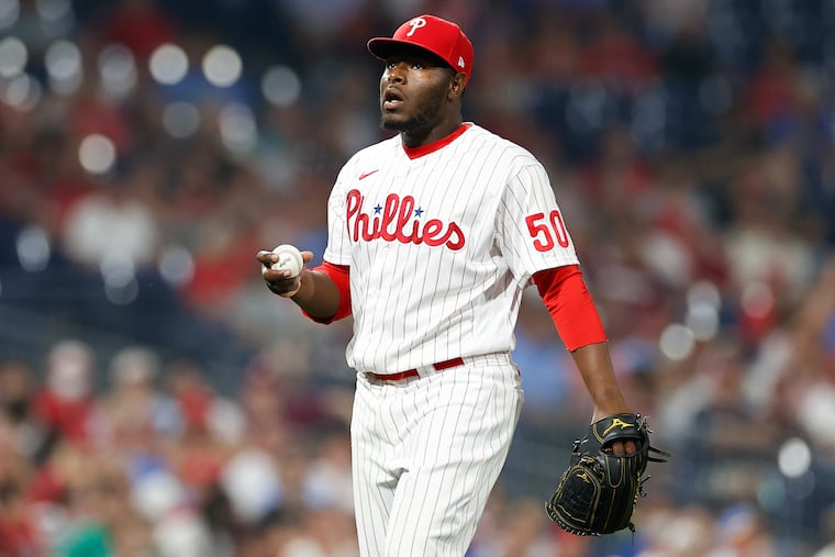 Phillies reliever Héctor Neris entered Tuesday night's game having not yielded a run in 13 of 14 appearances, including seven in a row.