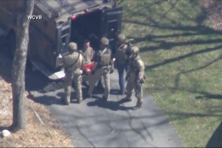 Jack Teixeira, who served in the Massachusetts Air National Guard, was detained on Thursday in Dighton, Mass.