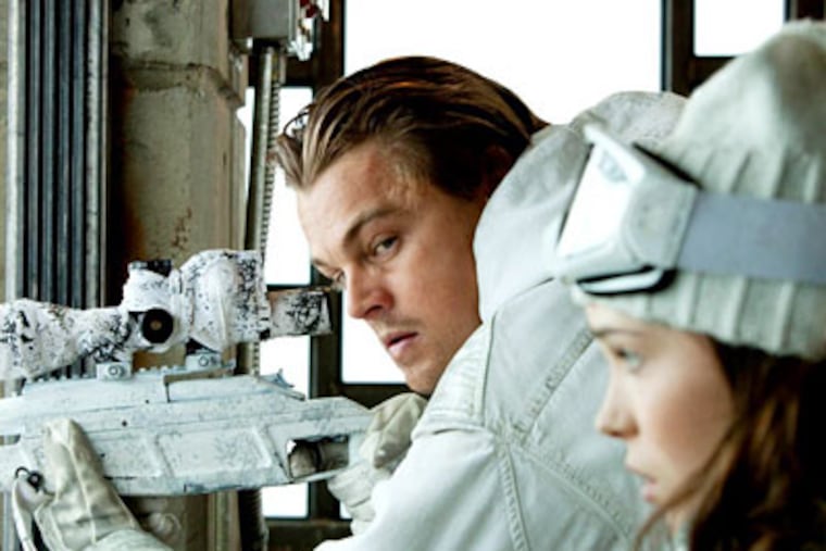 Leonardo DiCaprio is international dream thief Dom Cobb, and Ellen Page a young maze-building brainiac named Ariadne.