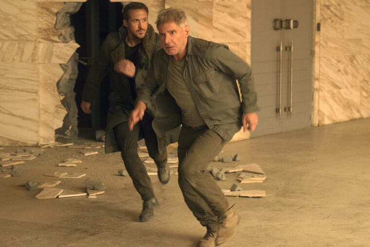 Ryan Gosling and Harrison Ford in ‘Blade Runner 2049’