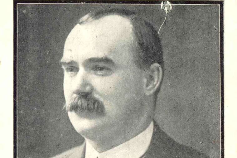 James Connolly, too weak to stand.