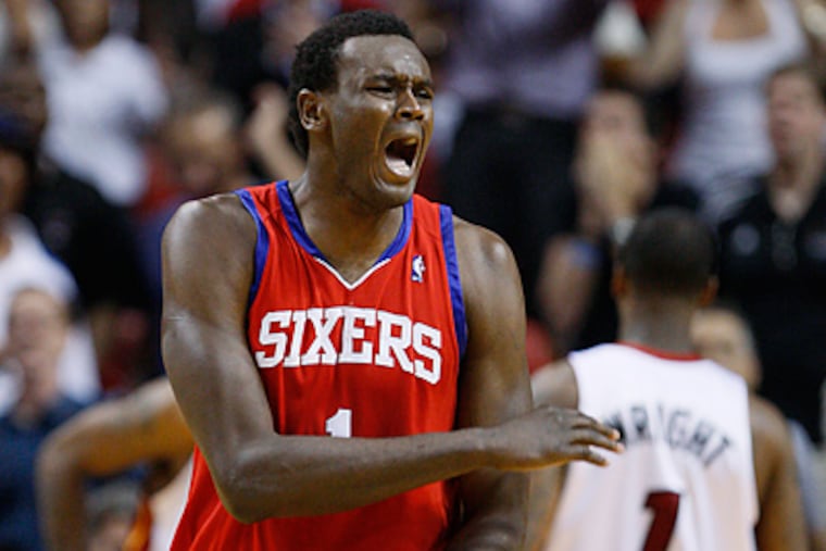 The Sixers have traded Samuel Dalembert to the Sacramento Kings. (AP Photo/Wilfredo Lee)