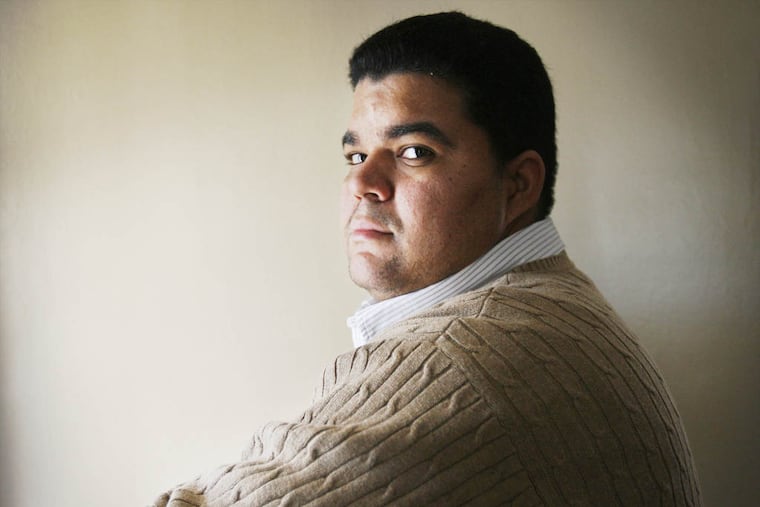 Jose Duran of South Jersey owned a bodega convenience store in the West Oak Lane section of Philadelphia. He is sharing video footage of police cutting video camera wires while raiding his store. This photo was taken on Tuesday, March 24, 2009 at his South Jersey home. ALEJANDRO A. ALVAREZ / PHILADELPHIA DAILY NEWS