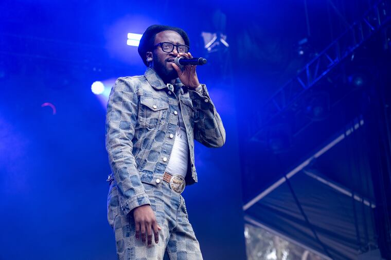 Shaboozey performs at Outside Lands Music Festival on Friday, Aug. 9, 2024, in San Francisco, Calif. He plays the Jingle Ball at the Wells Fargo Center on Monday. (Photo by Amy Harris/Invision/AP, File)