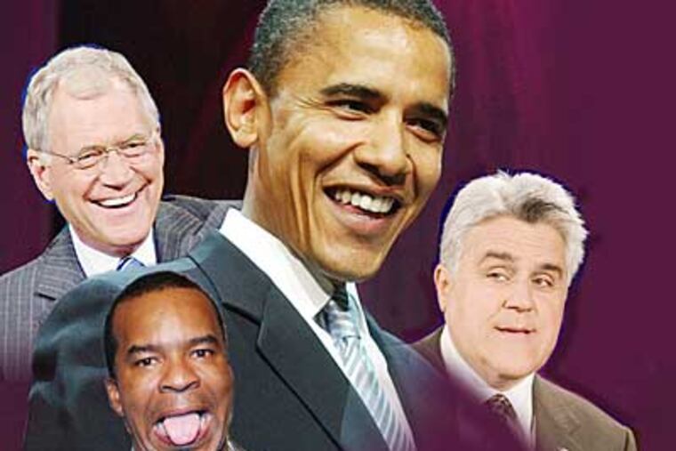 Will good-guy President-elect Barack Obama get a ribbing from the largely liberl, comedy and music community? (Photo illustration by JOHN SHERLOCK / Daily News)