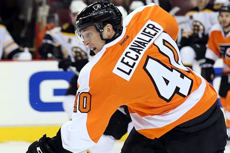 The Flyers' Vincent Lecavalier. (Yong Kim/Staff Photographer)