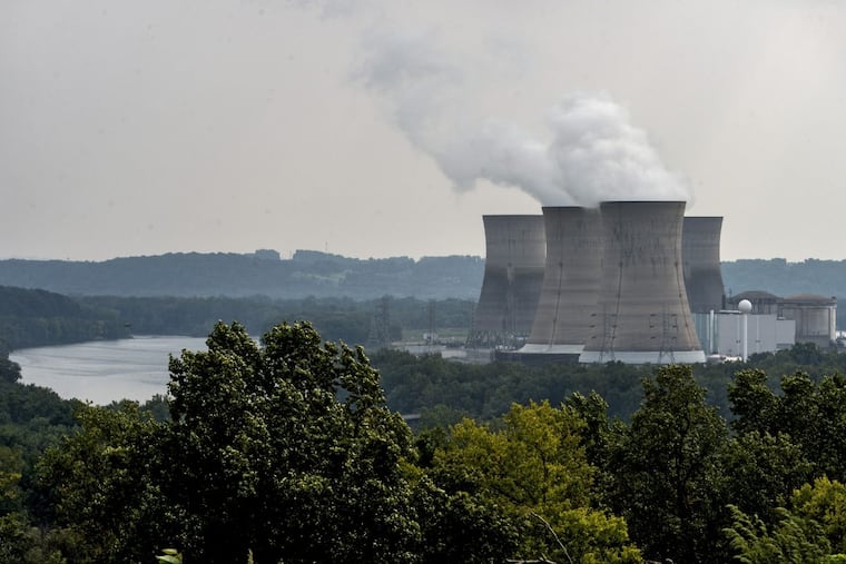 The Three Mile Island (TMI) nuclear power plant complex in Middletown, Pa.