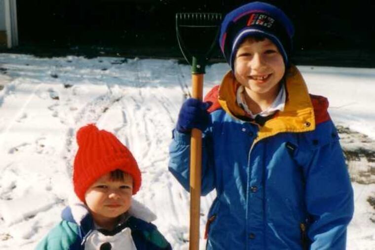 Ben (left) and Peter Kashatus in 2003.