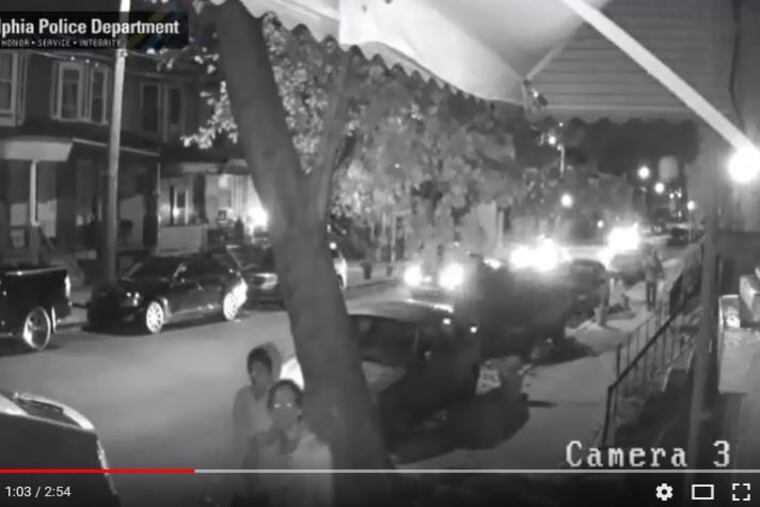 Police are seeking this young man and woman (front) in a Sept. 1, 2017 robbery and shooting of a 60-year-old man in West Philly.