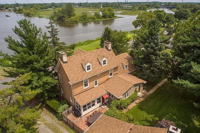 The Thomas West House, a four-bedroom, three-bath brick colonial, is almost 300 years old. It sits near the Delaware River and Timber Creek.